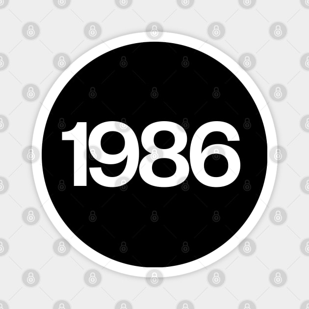 1986 Magnet by Monographis